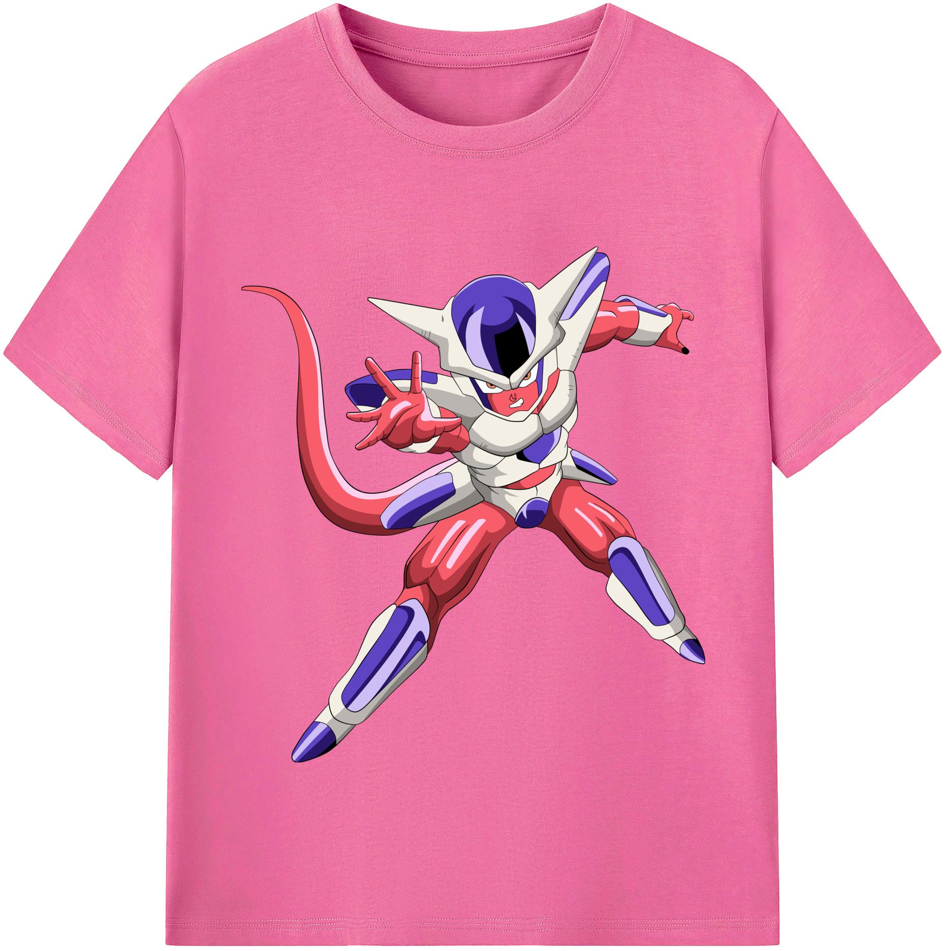 （画像用） ドラゴンボール フリーザ DRAGON BALL Frieza レディースカジュアルプリントTシャツ（綿100％）